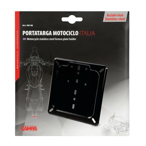 Portatarga per moto acciaio - portatarga,